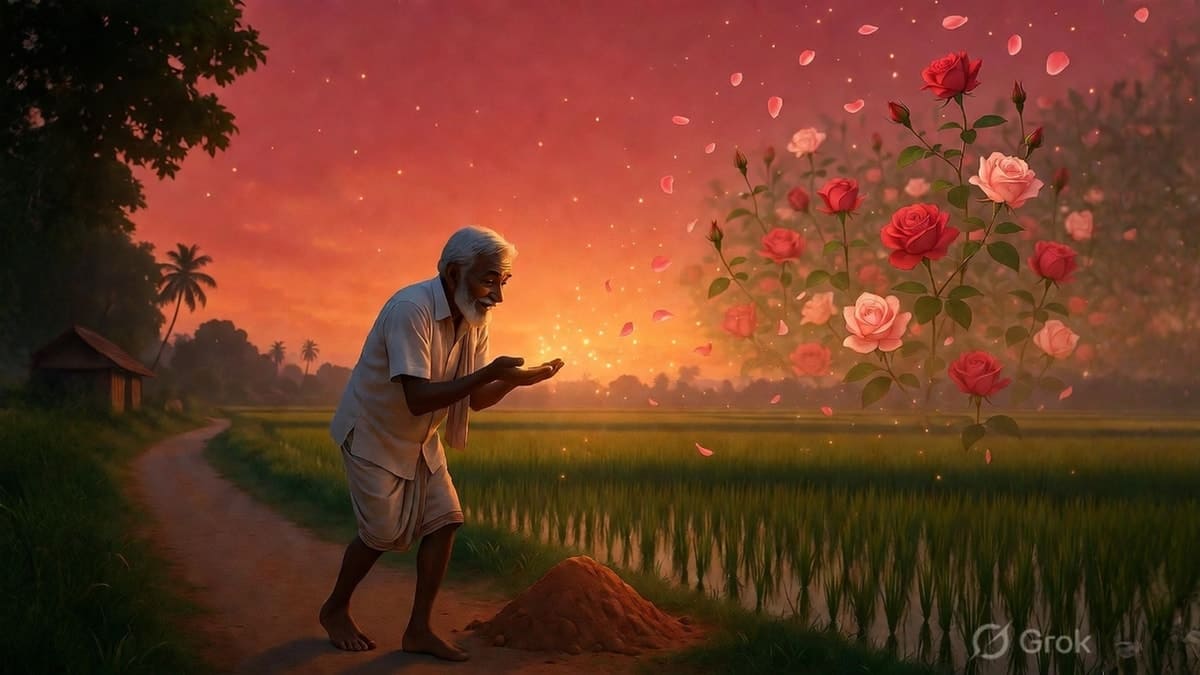 റോസാപ്പൂക്കളും കളിമണ്ണും — The Roses and the Clay