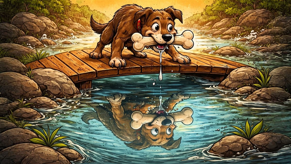 लालची कुत्ता — The Greedy Dog